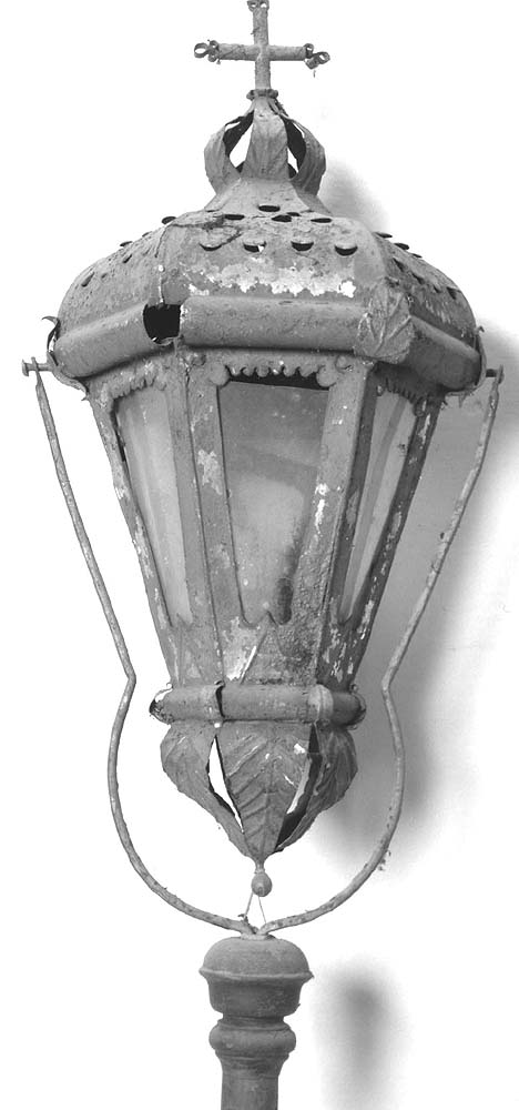 lanterna processionale - manifattura emiliana (secc. XVIII/ XIX)