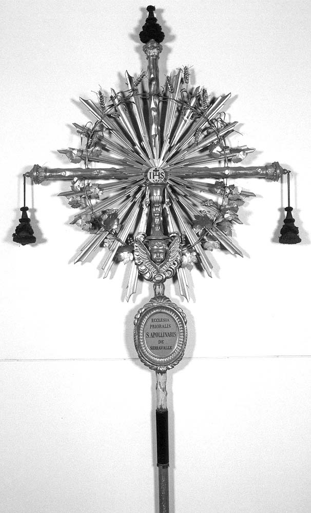 croce processionale - produzione emiliana (metà sec. XIX)