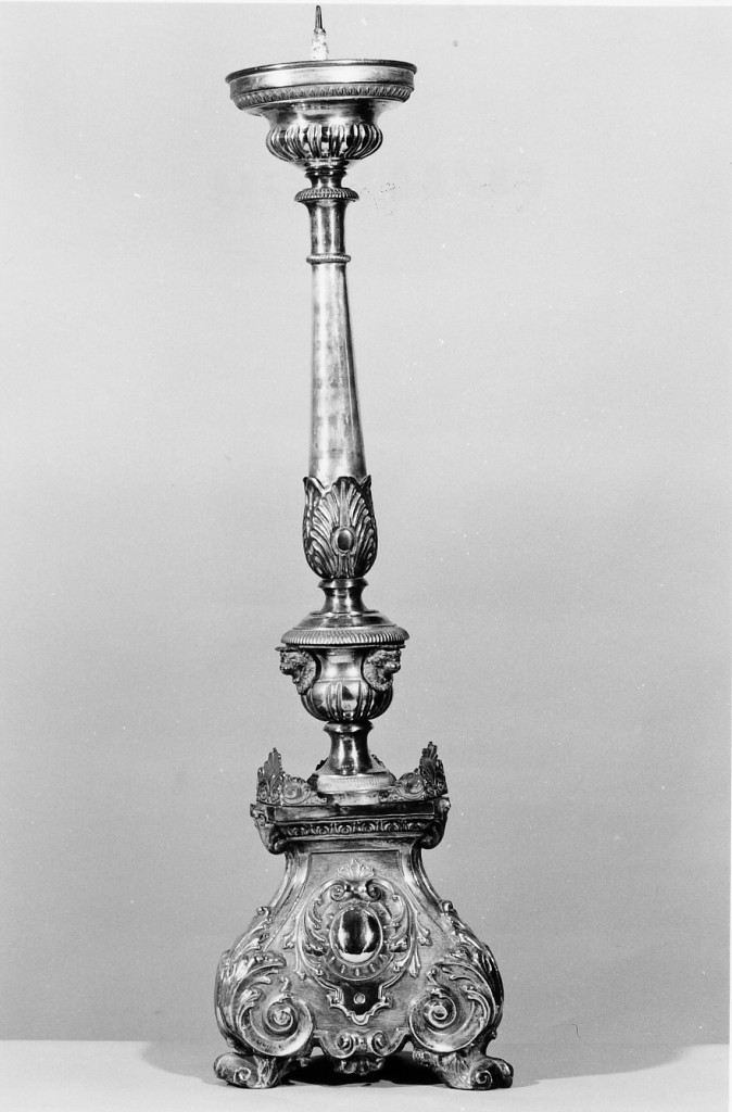 candeliere, serie - manifattura emiliana (sec. XIX)