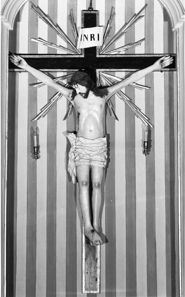 Cristo Crocifisso (scultura) - manifattura emiliana (sec. XIX)