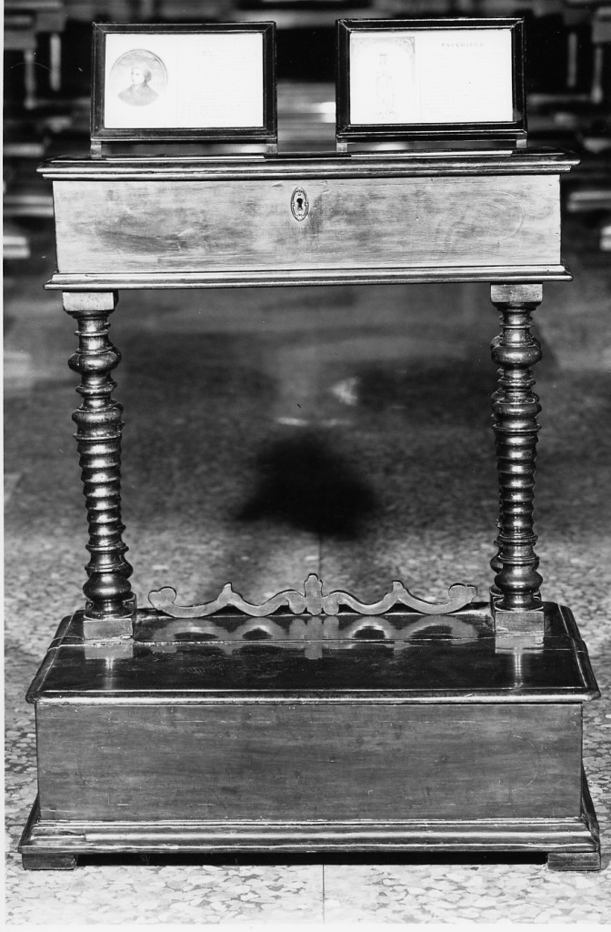 inginocchiatoio - manifattura emiliana (sec. XVIII)