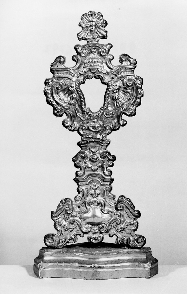 reliquiario - a ostensorio - manifattura emiliana (sec. XVIII)