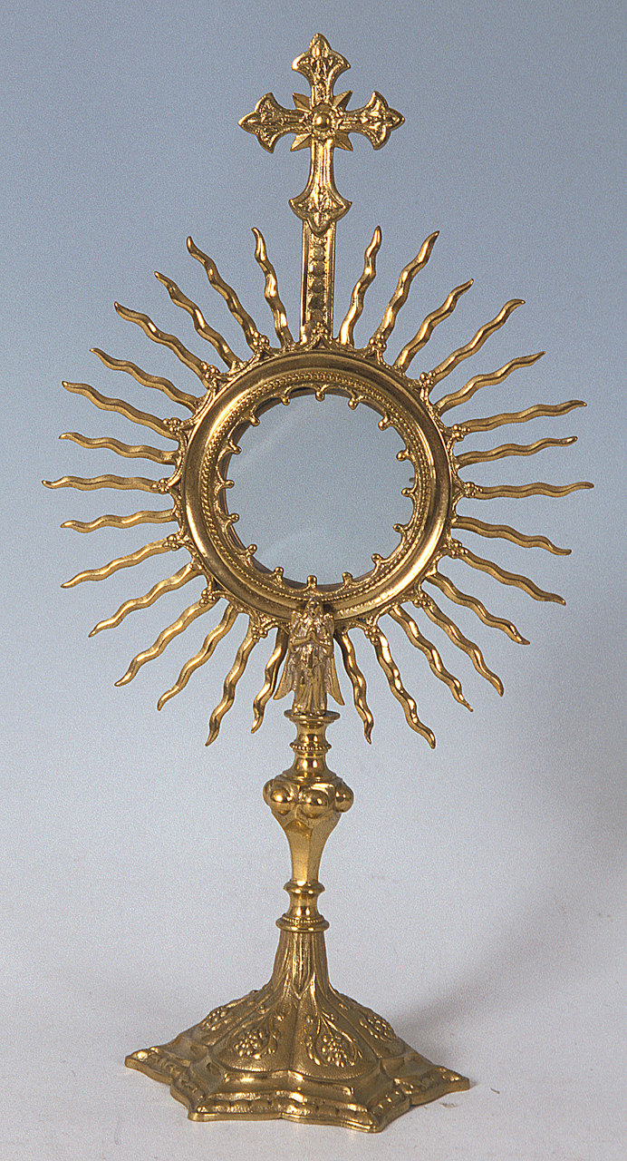 ostensorio - a raggiera - ambito italiano (sec. XX)