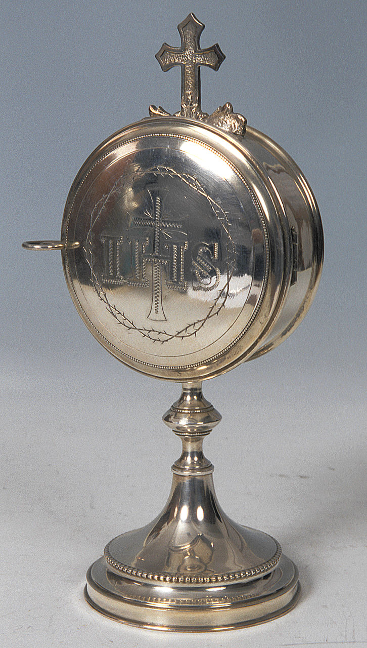 teca eucaristica - produzione Italia settentrionale (sec. XX)