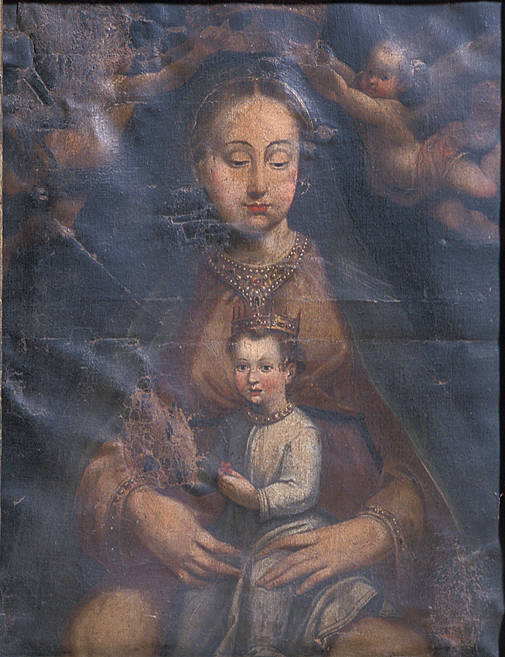 Madonna con Bambino (dipinto) - ambito ferrarese (sec. XVIII)