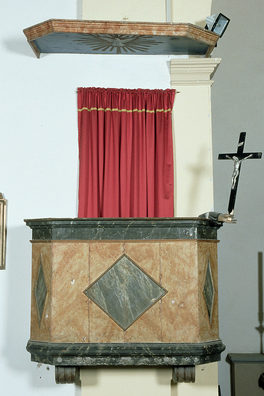 pulpito - manifattura ferrarese (sec. XIX)