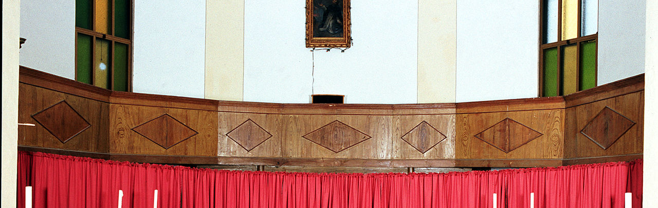 cantoria - manifattura ferrarese (seconda metà sec. XIX)