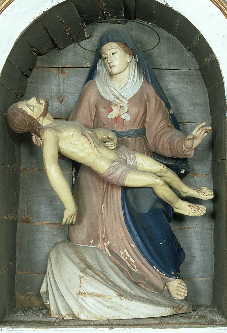 Pietà (scultura) - ambito ferrarese (sec. XVII)