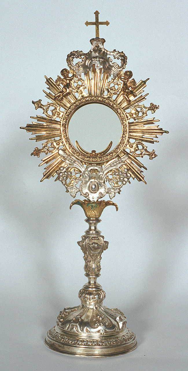 ostensorio - a raggiera - manifattura italiana (inizio sec. XX)