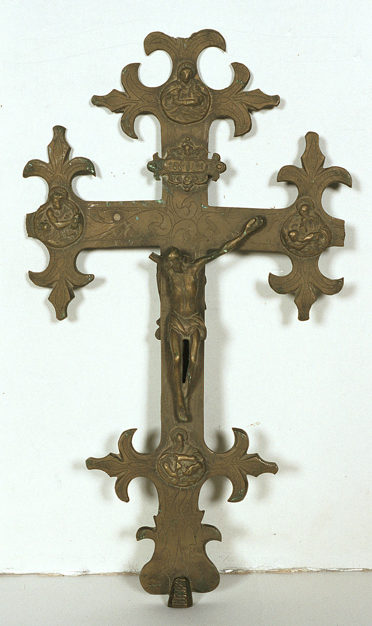 croce processionale - manifattura ferrarese (sec. XVII)