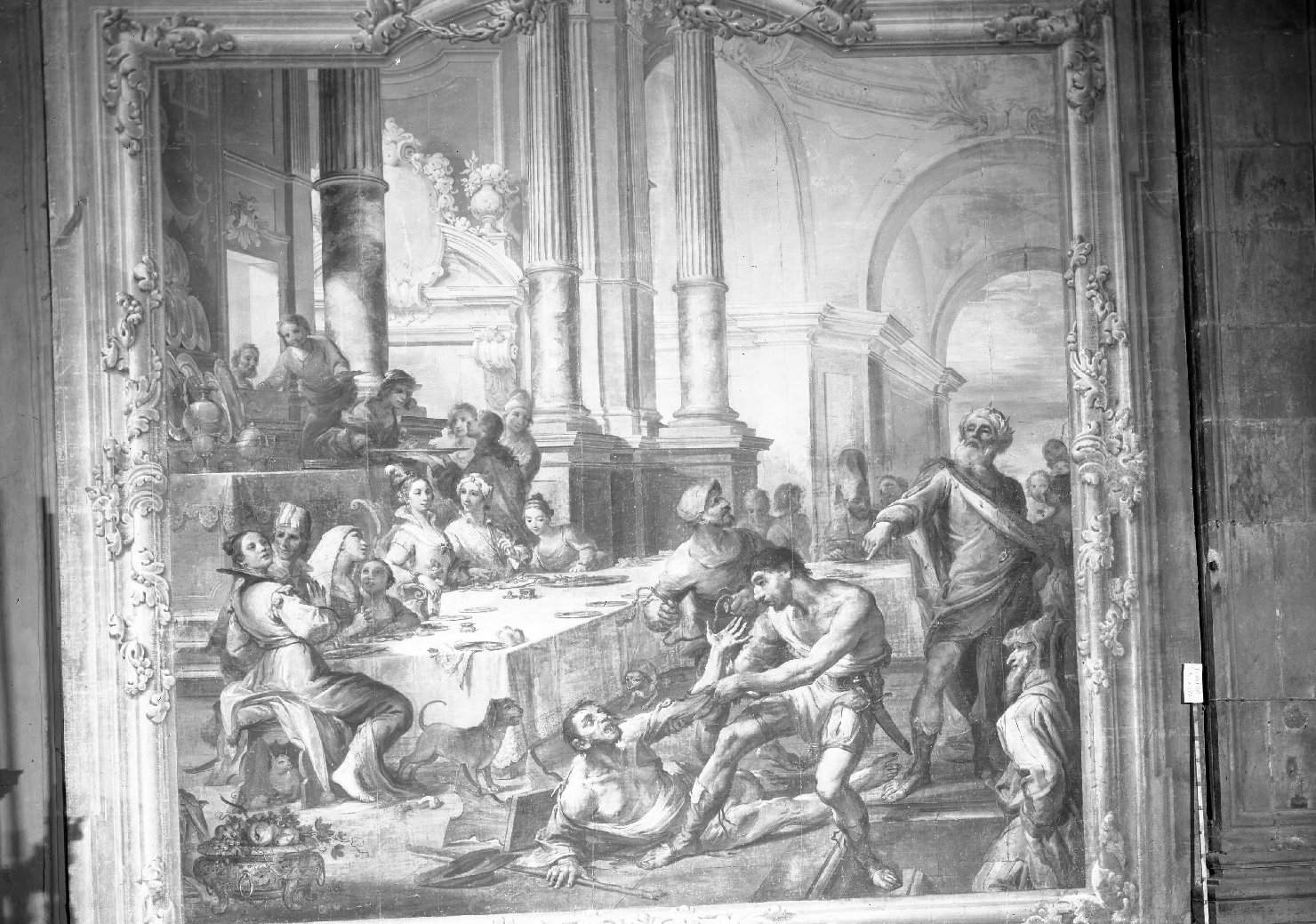 parabola del banchetto di nozze (dipinto) di Ghedini Giuseppe Antonio (sec. XVIII)