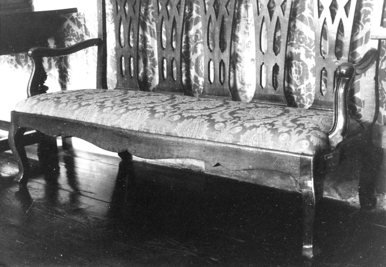 divano - produzione bolognese (sec. XVIII)