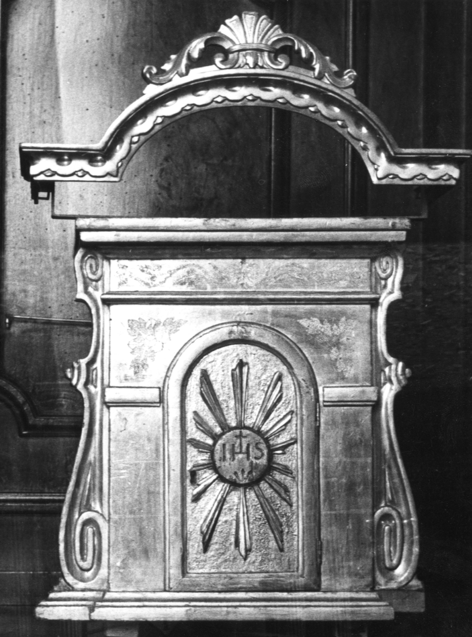 tabernacolo - produzione bolognese (sec. XVII)