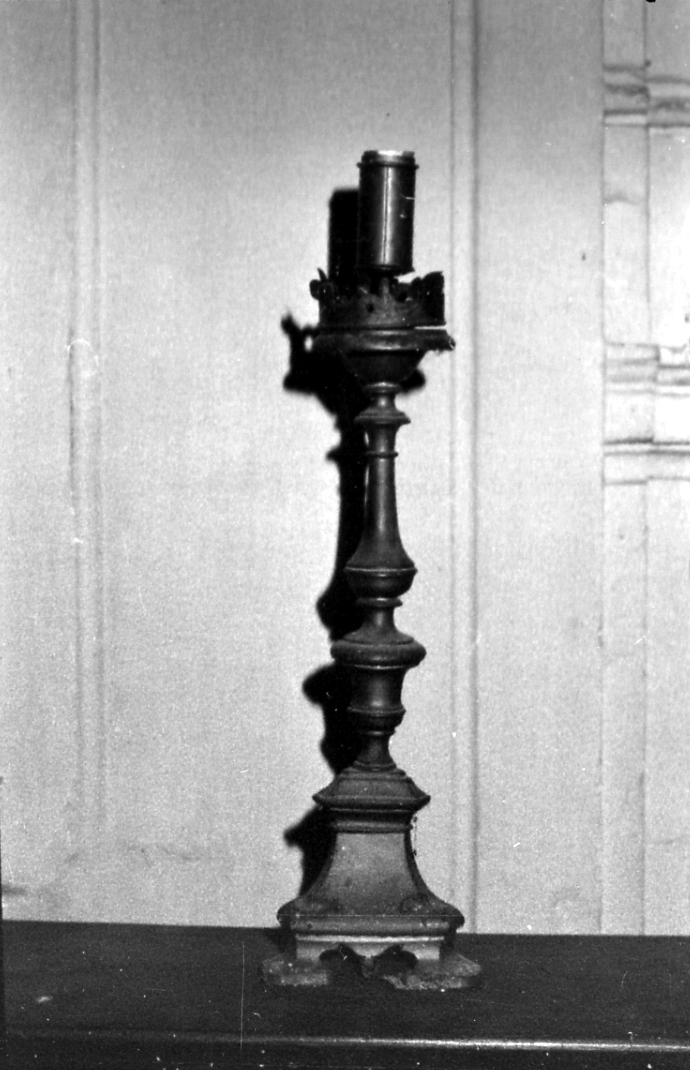 candeliere - bottega bolognese (prima metà sec. XIX)