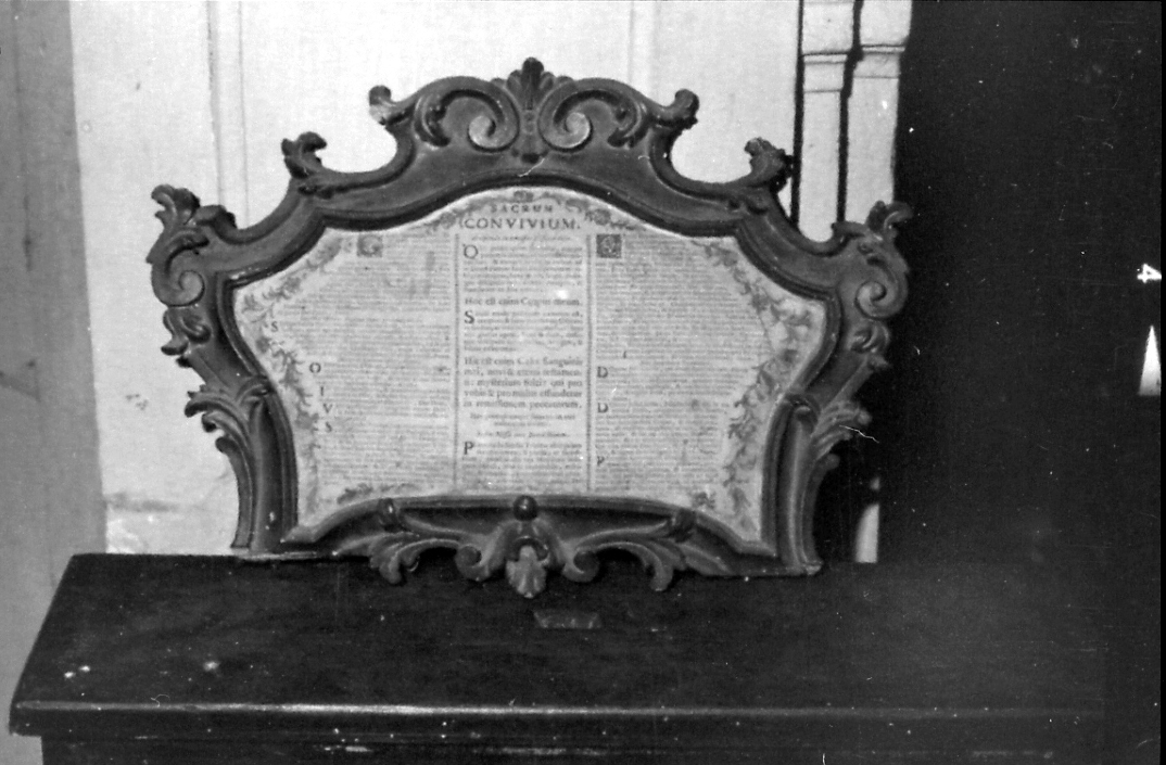 cartagloria - bottega bolognese (secondo quarto sec. XVIII)