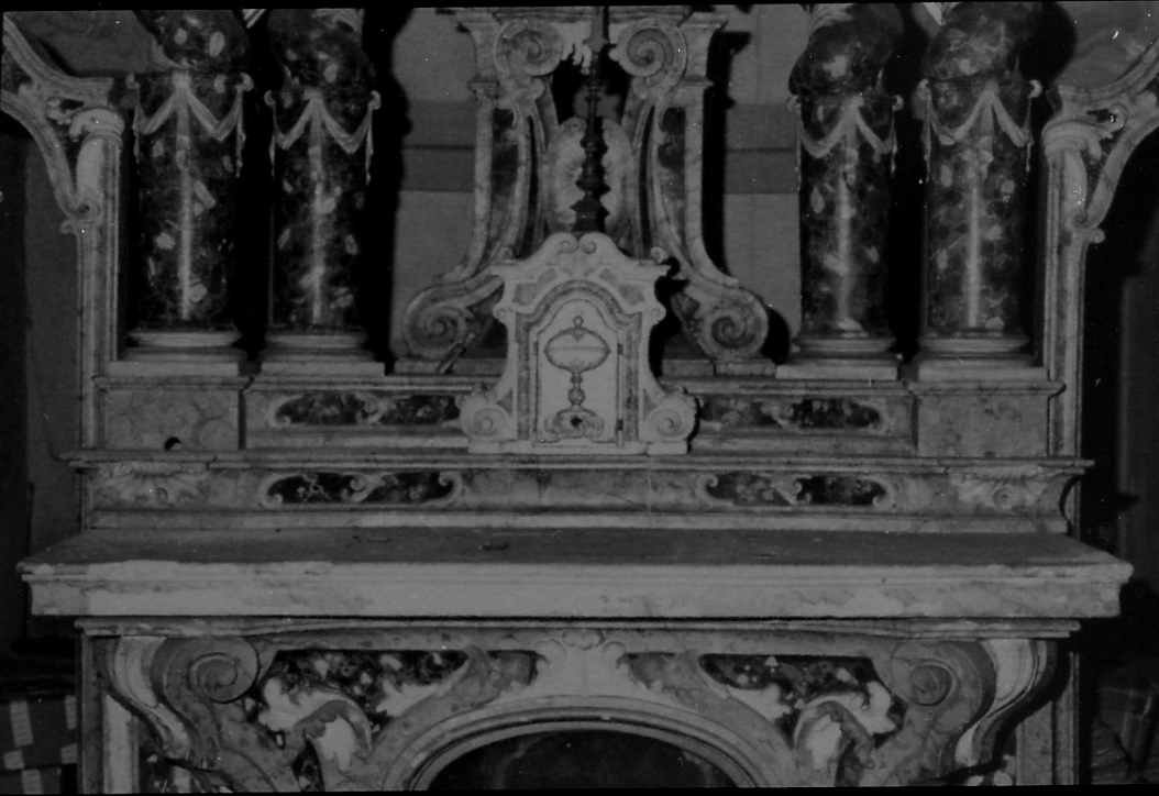 tabernacolo - bottega bolognese (secondo quarto sec. XVIII)