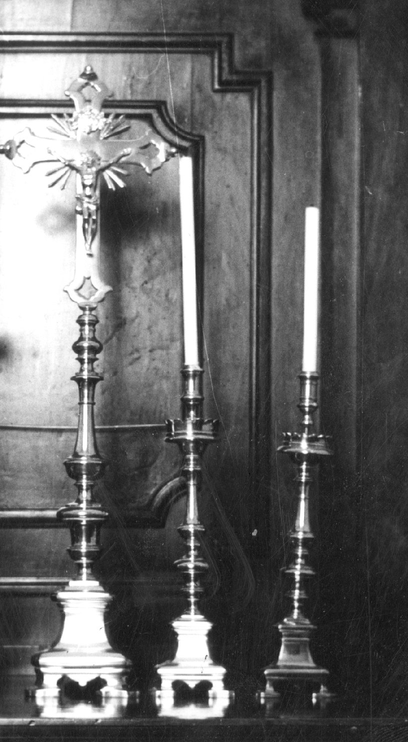 candeliere - produzione bolognese (sec. XVIII)