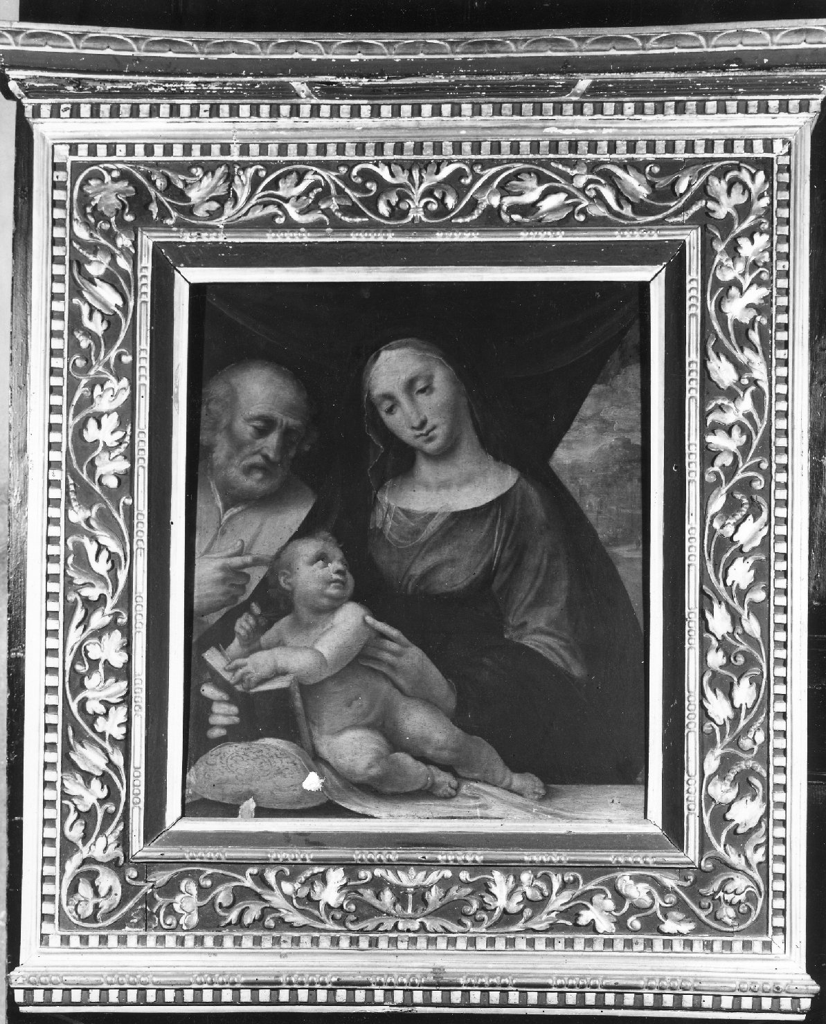 Sacra Famiglia (dipinto) - ambito emiliano (?) (sec. XVI)