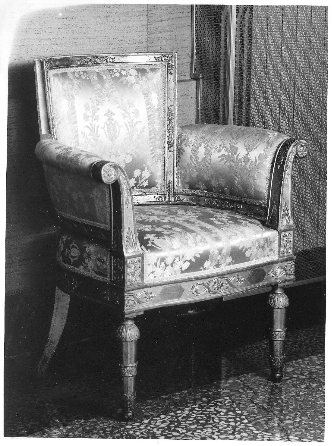 poltrona - bottega europea (fine sec. XVIII)