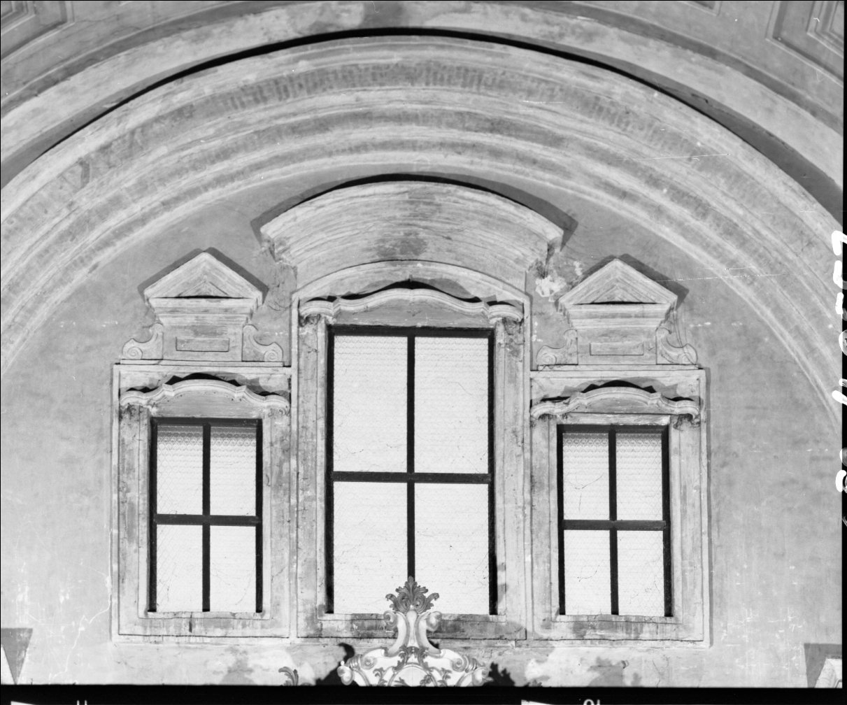 mostra di finestra, serie - manifattura ferrarese (sec. XVII)