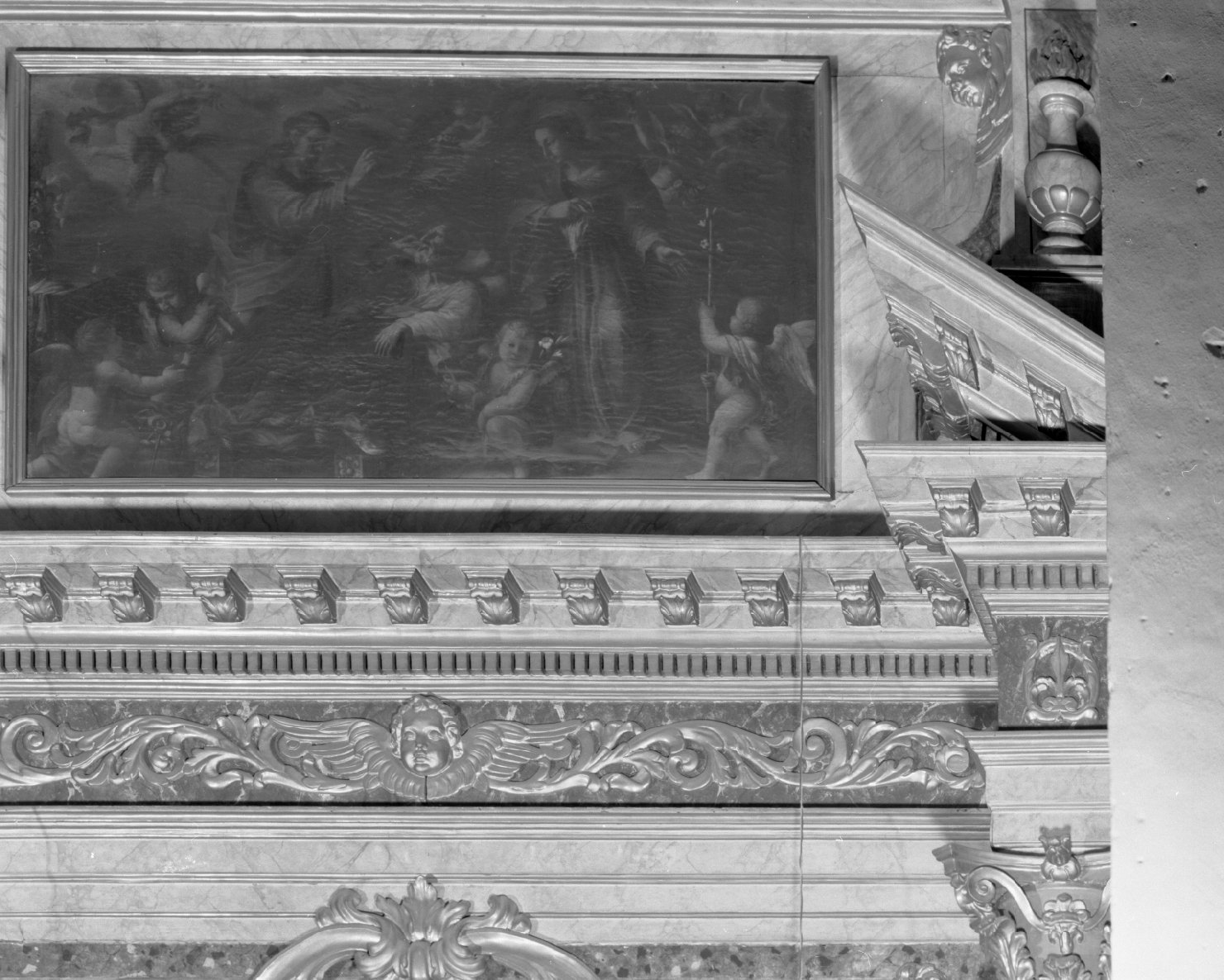 Morte di San Giuseppe (dipinto, elemento d'insieme) di Mezzogori Cesare (sec. XVII)