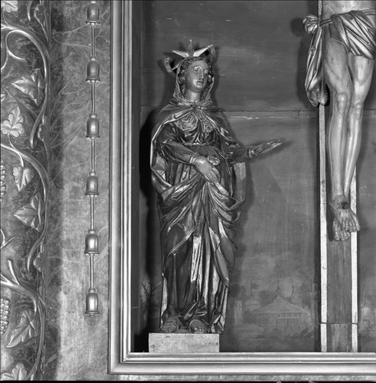 Maria Vergine (statua, elemento d'insieme) di Gandolfi Tommaso (sec. XVII)
