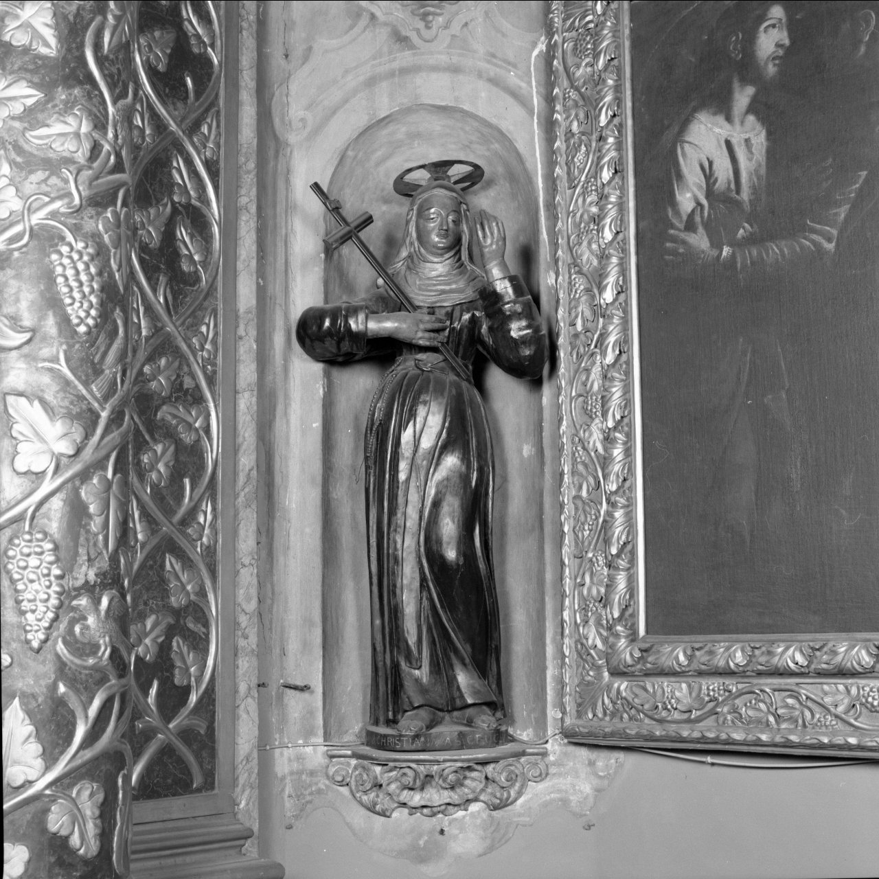 Beata Cristiana da Santa Croce (statua, elemento d'insieme) di Gandolfi Tommaso (sec. XVII)
