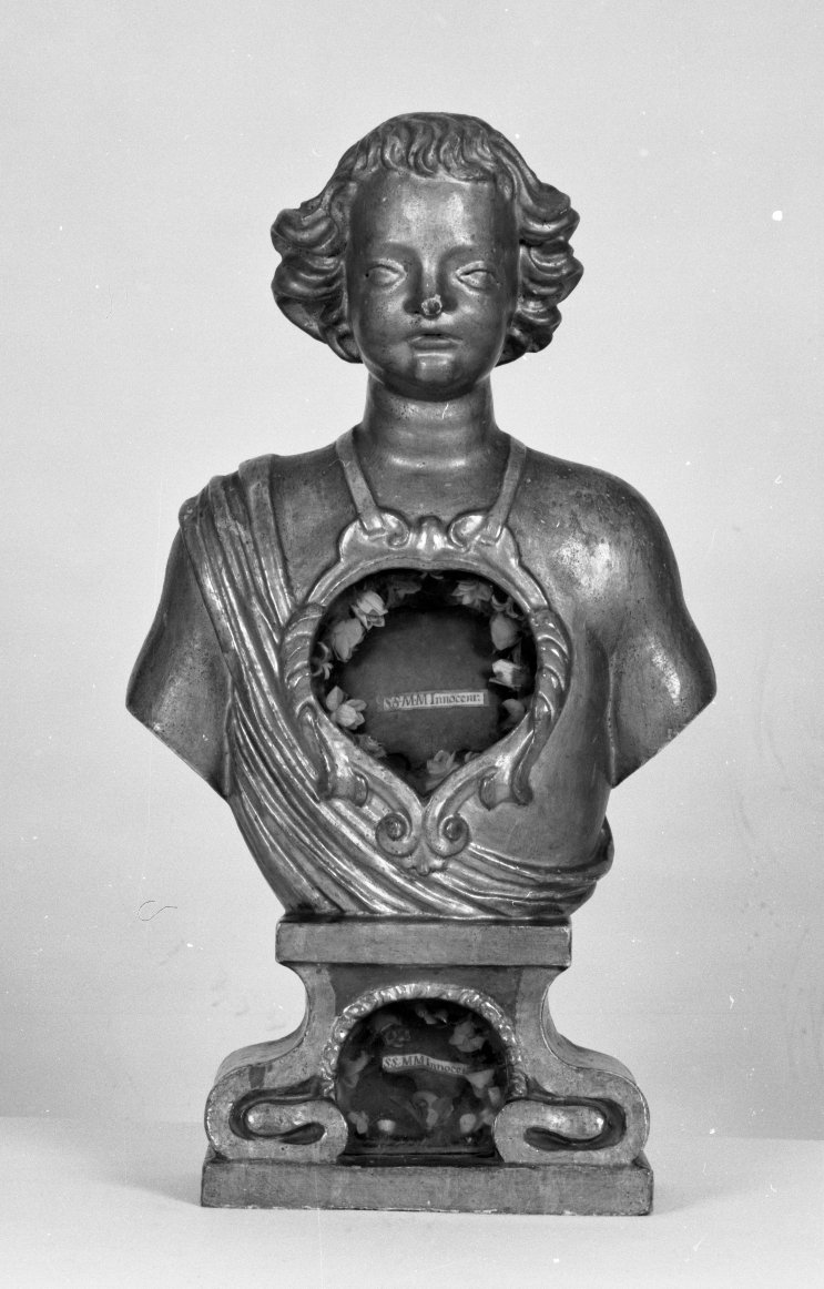 reliquiario - a busto, insieme di Valerio Lorenzo (sec. XVII)