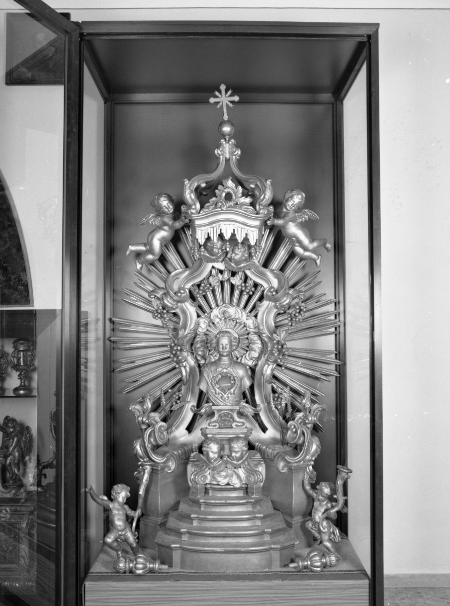 trono per esposizione eucaristica di Menegatti Giuseppe (sec. XVII)