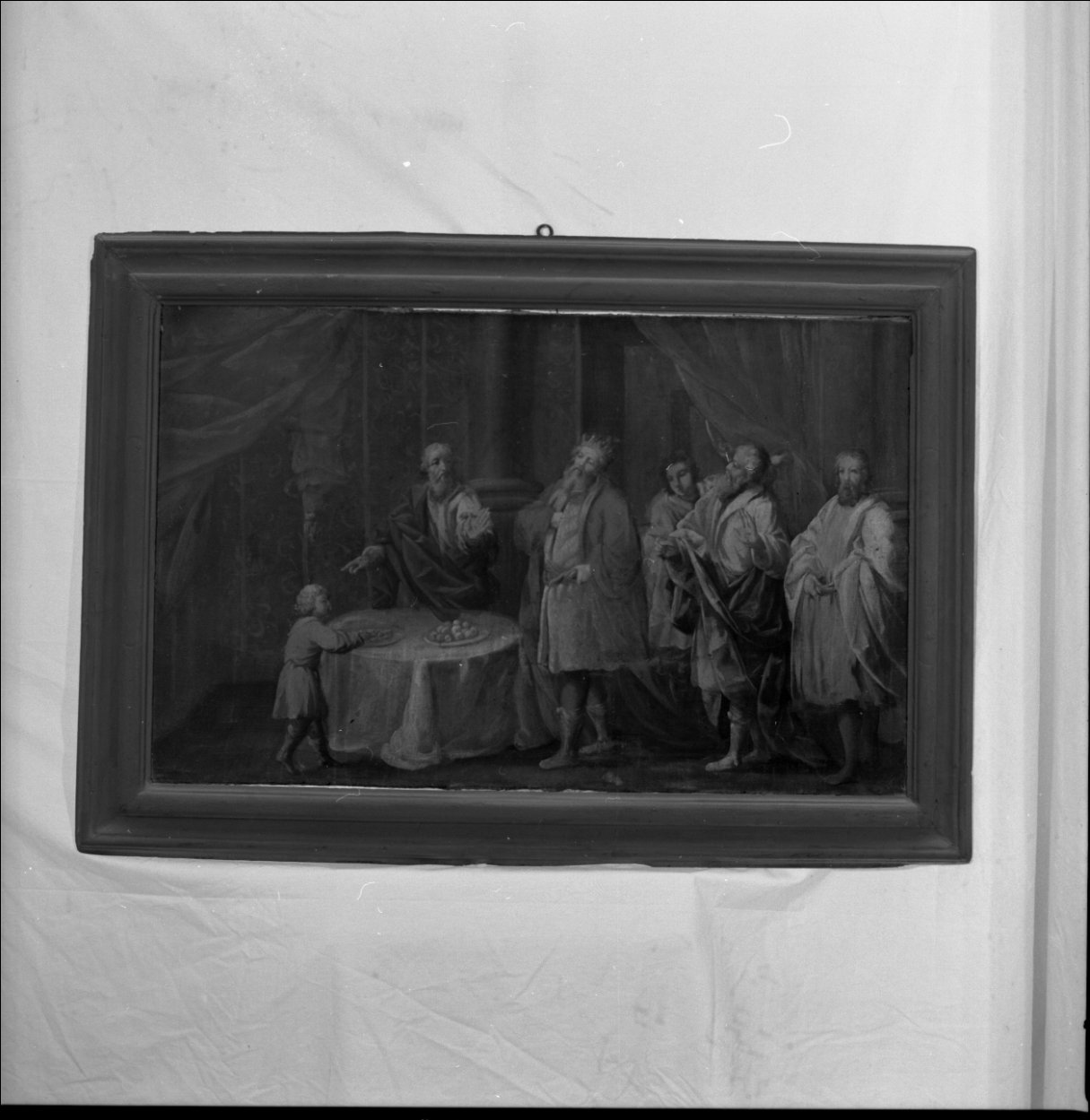 scena biblica (dipinto, elemento d'insieme) di Zola Giuseppe (sec. XVIII)