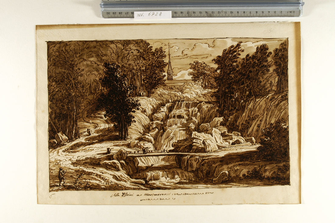 parco di villa Aldini a Montmorency (disegno) di Giani Felice (sec. XIX)