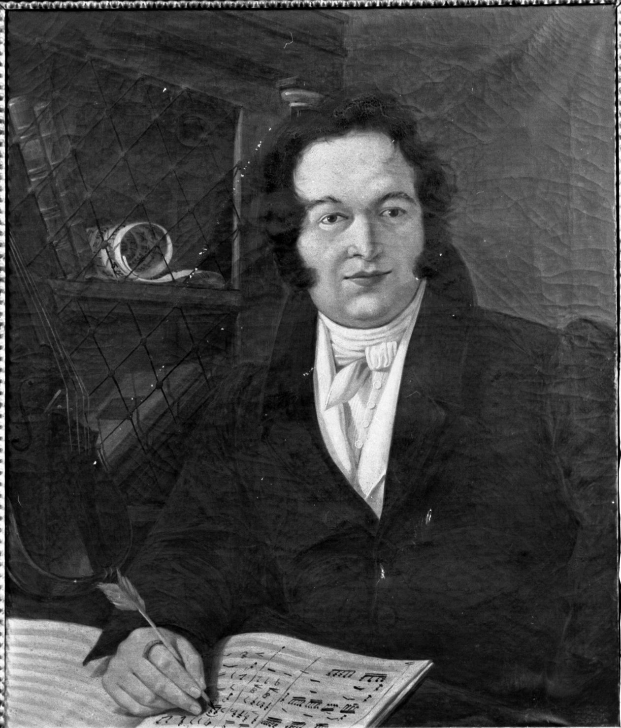 Ritratto di Ignazio Parisini (dipinto, elemento d'insieme) - ambito emiliano (sec. XIX)