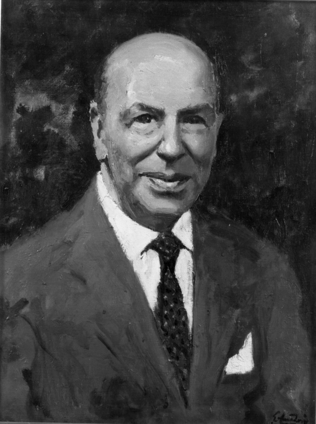 Ritratto di Umberto Supino (dipinto, elemento d'insieme) di Amadori Eugenio (sec. XX)