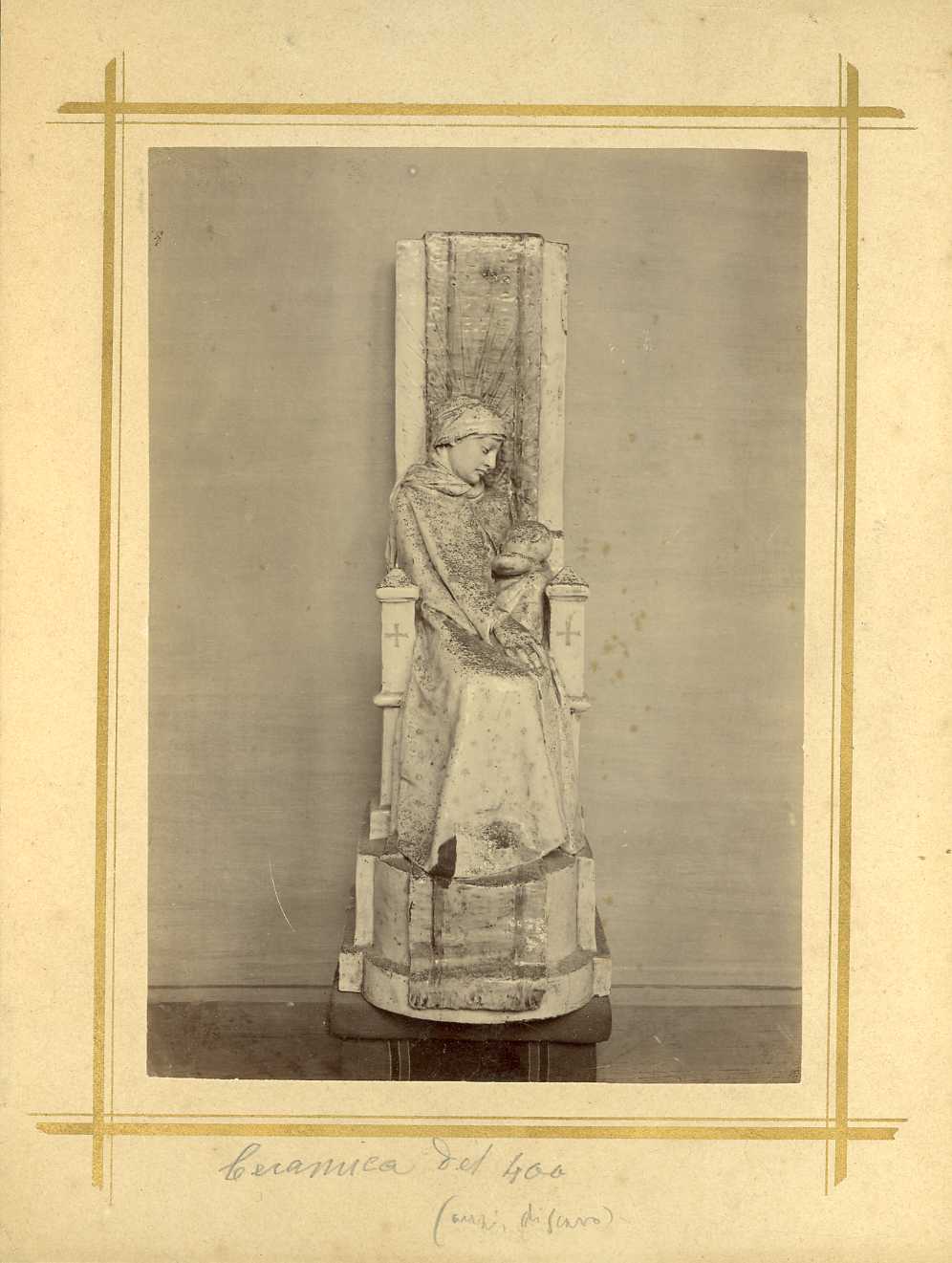 Madonna col Bambino - Sculture (positivo) di Anonimo (XIX/ XX)