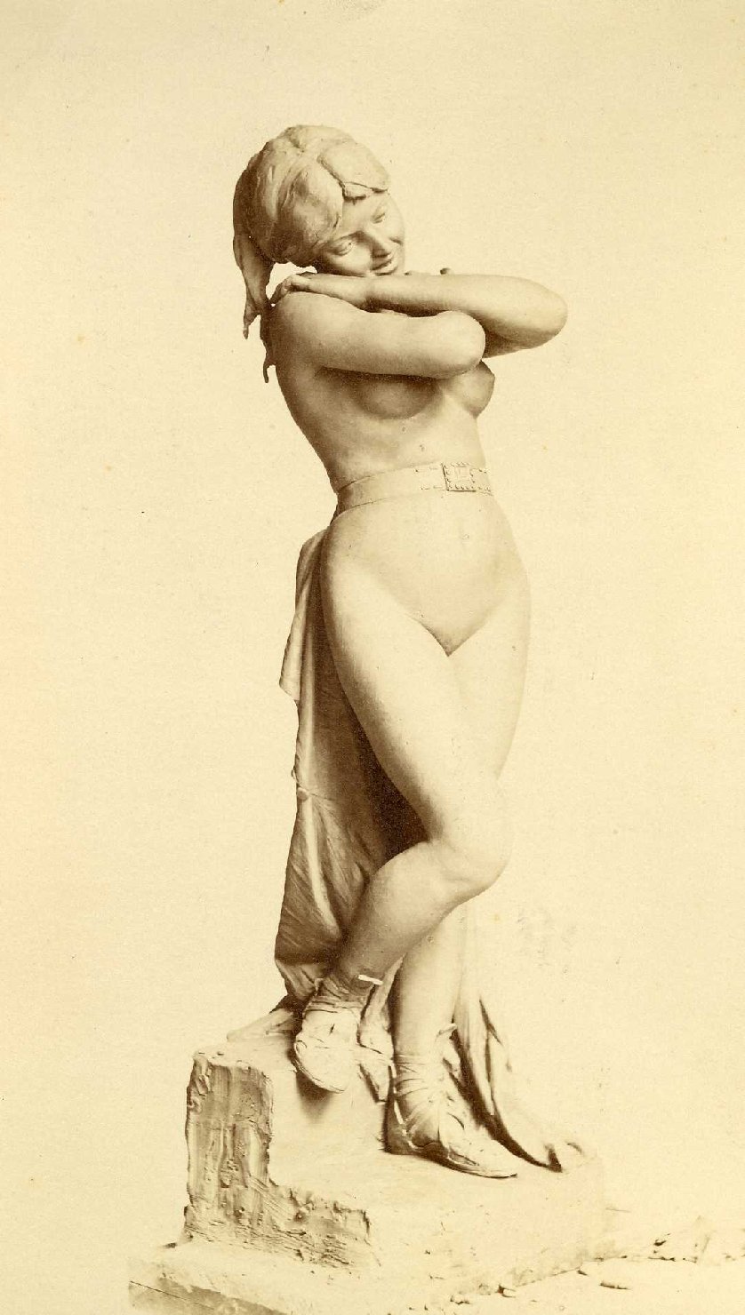 Figura femminile - Sculture (positivo) di Anonimo (XIX)