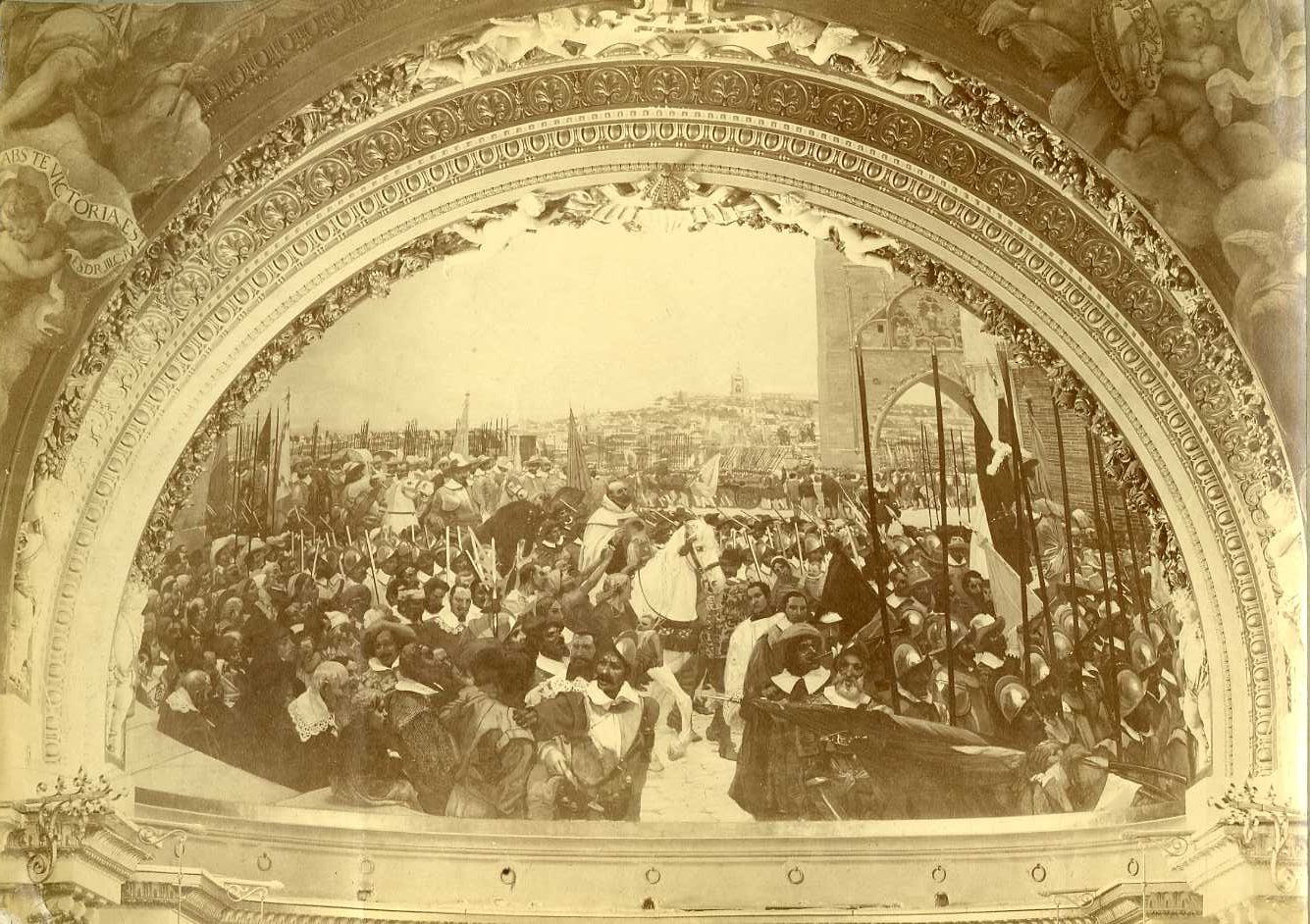 Scena storica - Dipinti (positivo) di Anonimo (XIX)