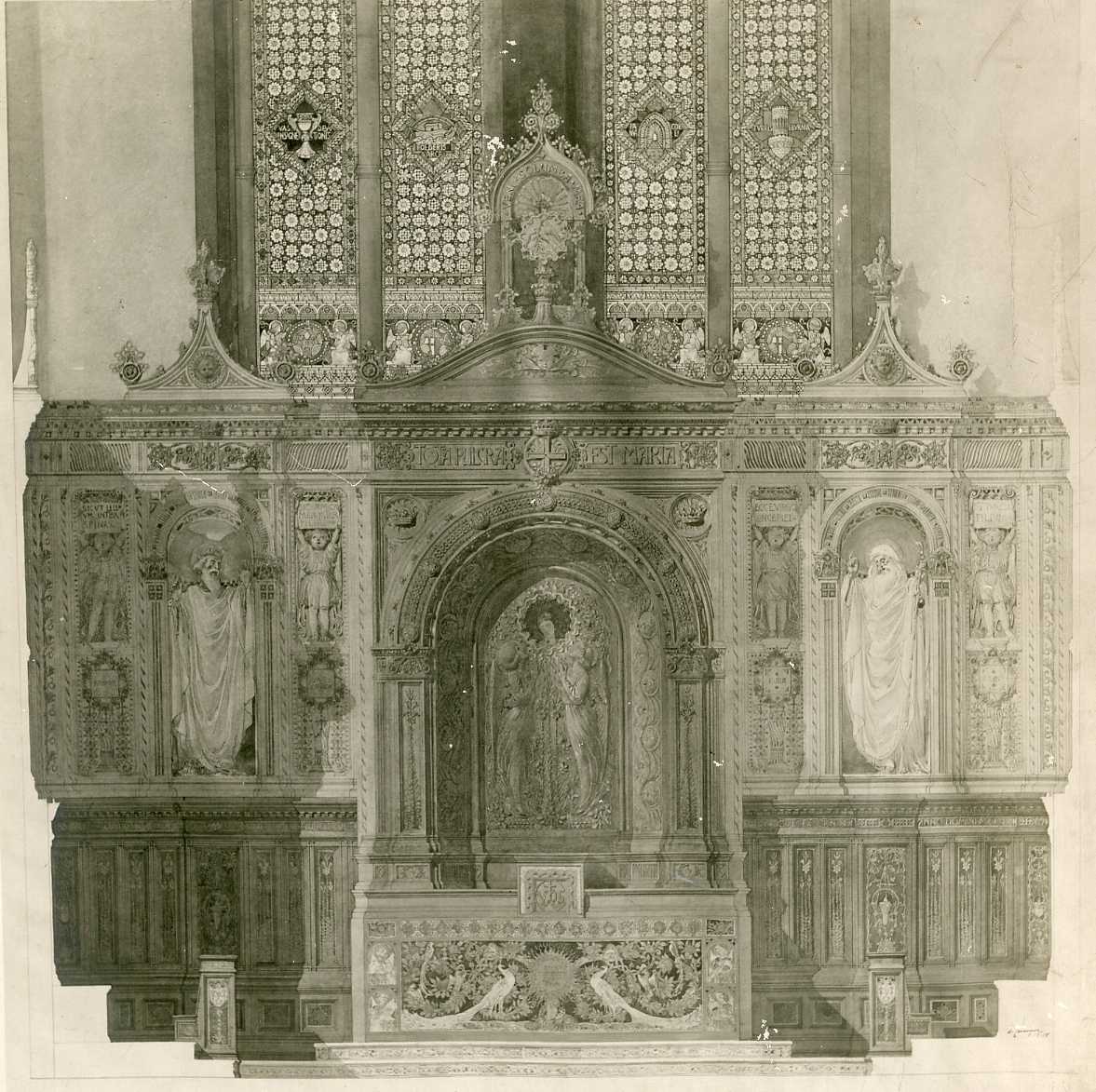 Architettura - Disegni (positivo) di Anonimo (XIX/ XX)