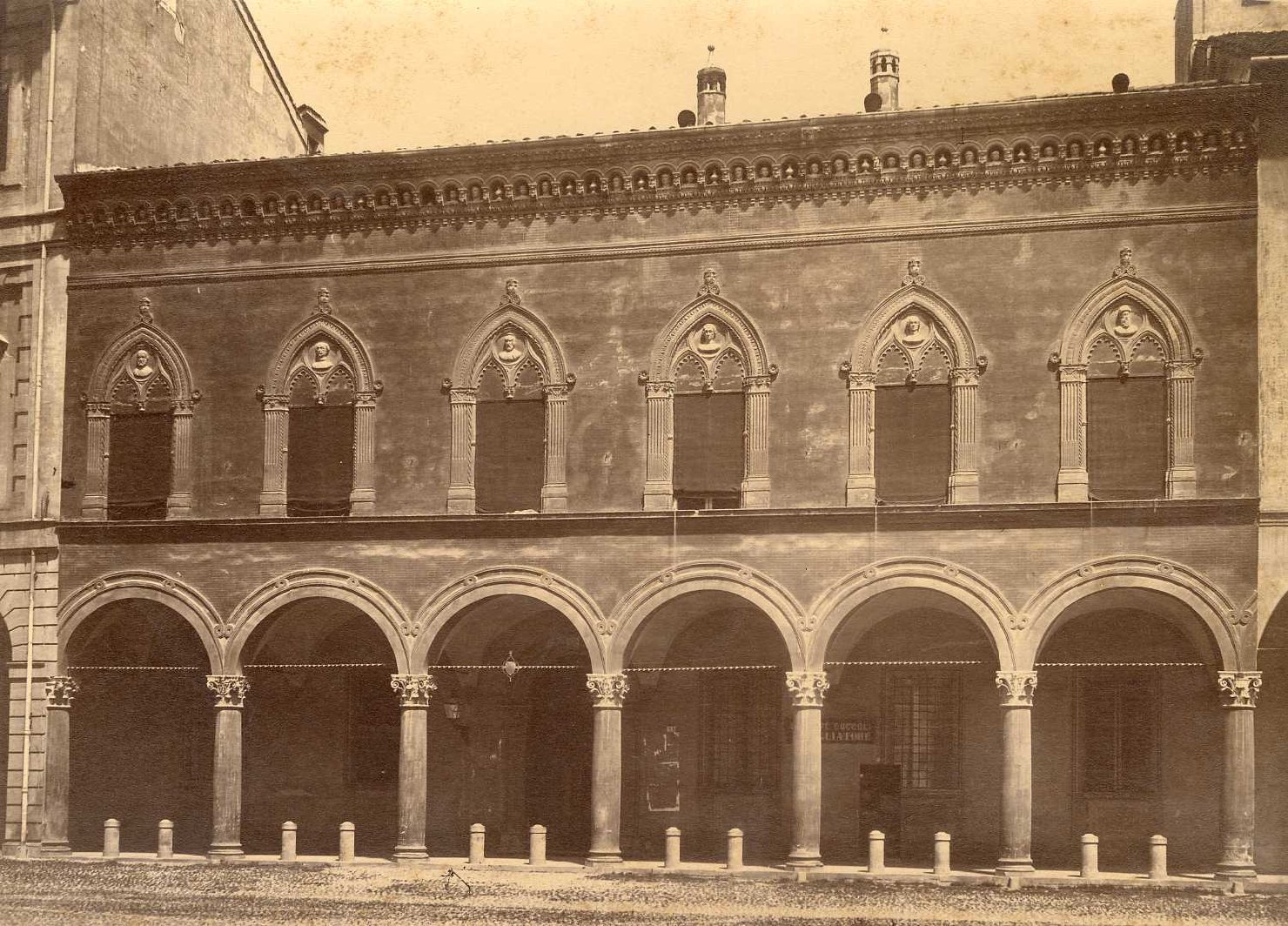 Bologna - Palazzi (positivo) di Anonimo (XIX)