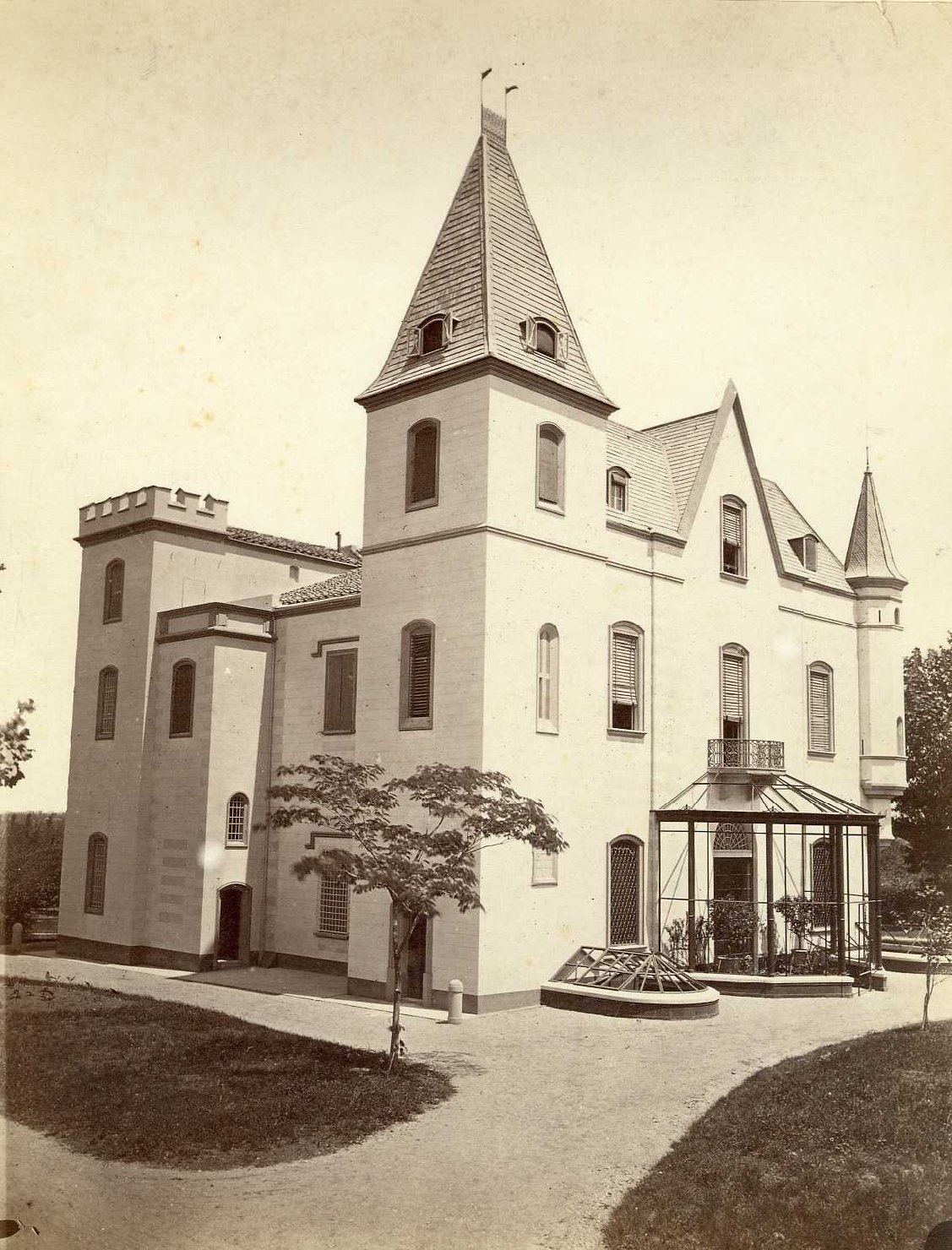 Bologna - Palazzi (positivo) di Anonimo (XIX)