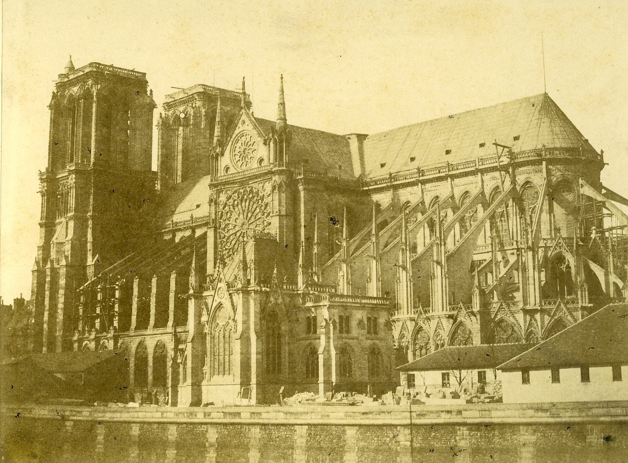 Parigi - Cattedrali (positivo) di Anonimo (XIX)