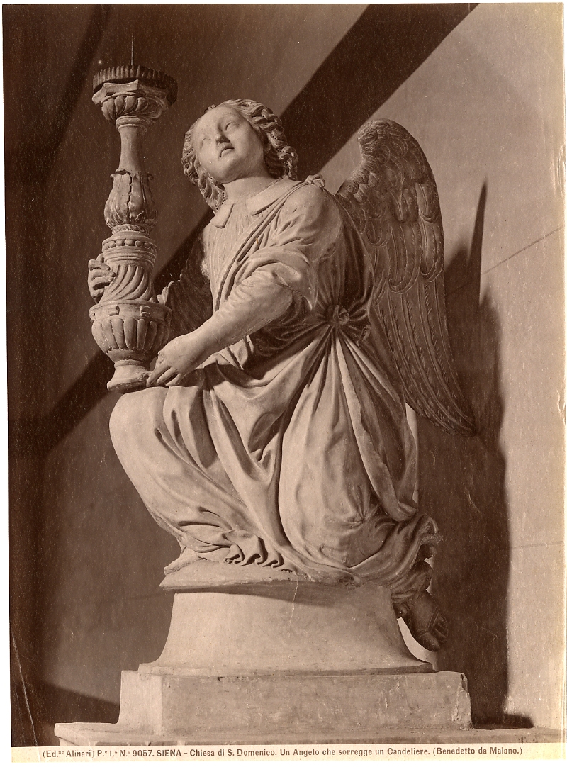 Siena - Chiesa di San Domenico (positivo) di Benedetto da Maiano, Alinari, Fratelli (ditta) (XX)
