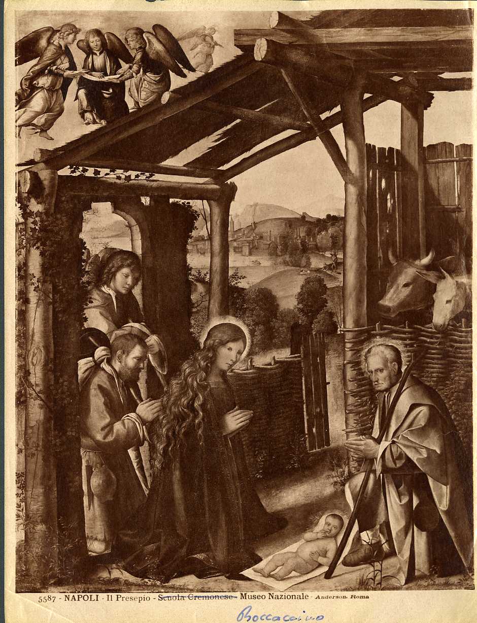 Adorazione dei pastori - Dipinti (positivo) di Boccaccini, Boccaccio, Anderson, Domenico (XIX/ XX)