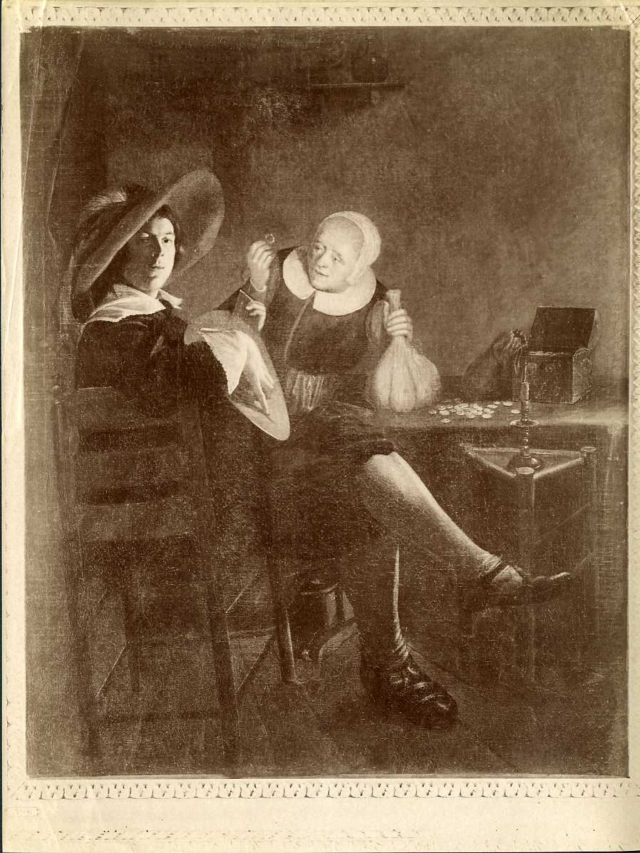 Il suonatore di liuto - Dipinti (positivo) di Judith, Leyster, Bockhorst, Jan (attr), Istituto Italiano d'Arti Grafiche di Bergamo (XIX/ XX)