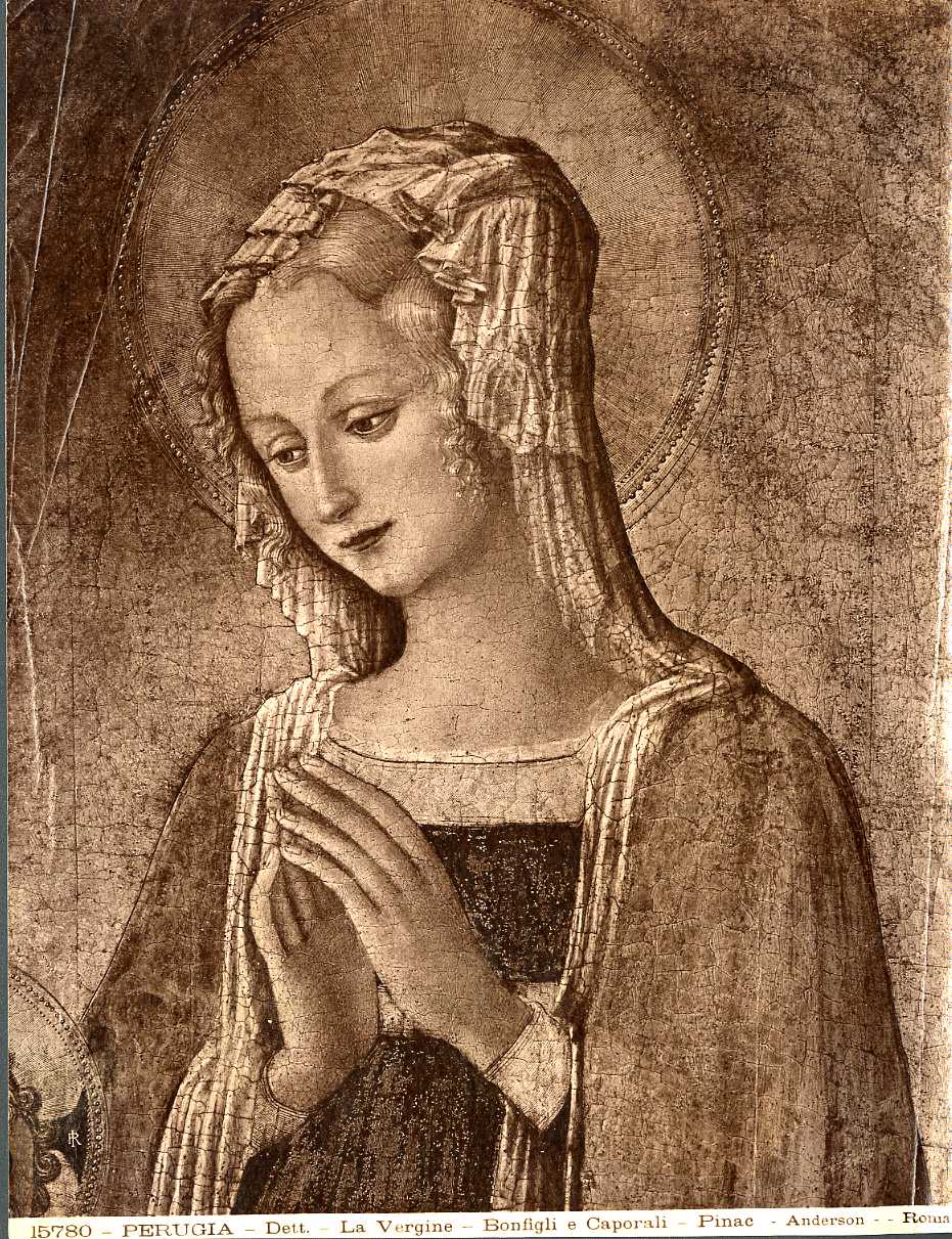 Madonna di San Domenico - Dipinti (positivo) di Bonfigli, Benedetto, Caporali, Bartolomeo (attr), Anderson, Domenico (ditta) (XIX/ XX)