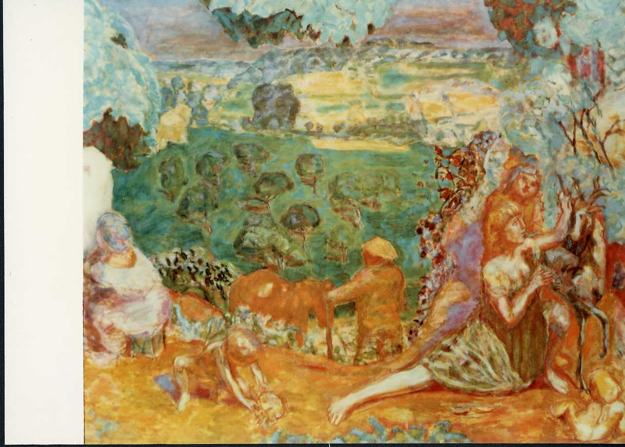 Scena bucolica - Dipinti (positivo) di Bonnard, Pierre, Anonimo (XX)