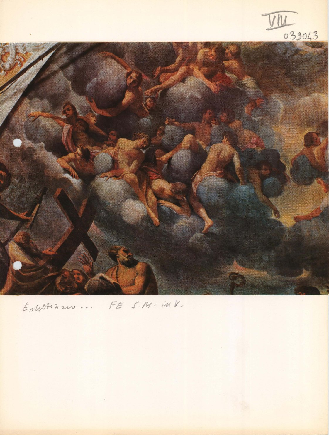 L'Esaltazione del Nome di Dio - Dipinti (positivo) di Bononi, Carlo, Anonimo (XX)