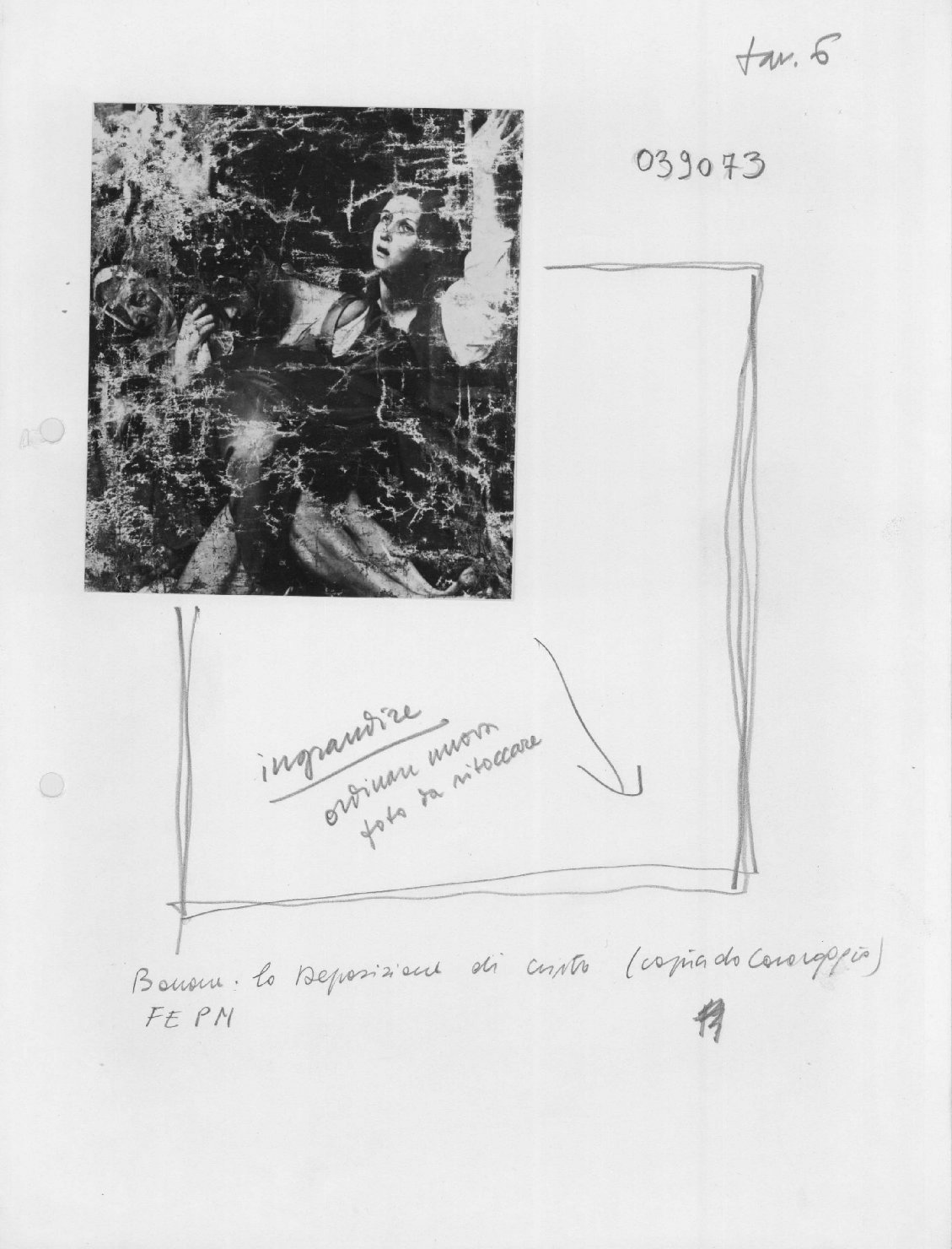 La Deposizione di Cristo - Dipinti (positivo) di Bononi, Carlo, Caravaggio, Anonimo (XX)