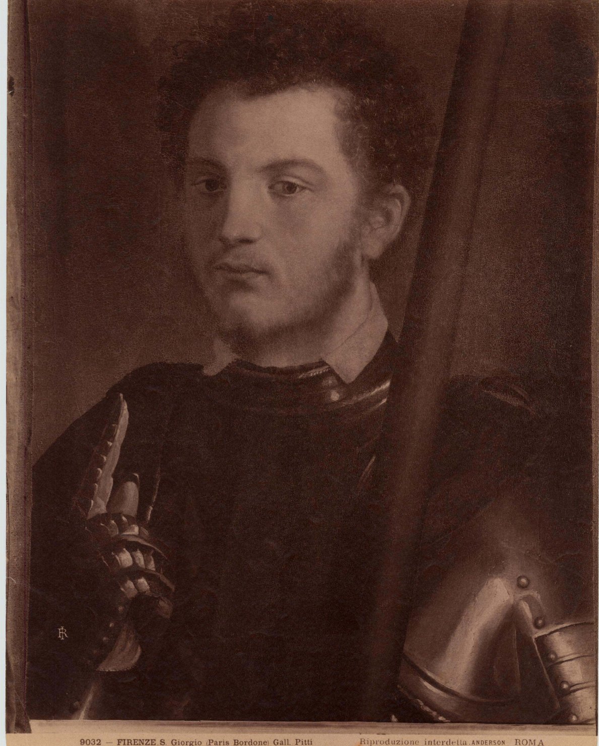 Ritratto maschile - Dipinti (positivo) di Bordon, Paris, Anderson, Domenico (ditta) (XIX/ XX)