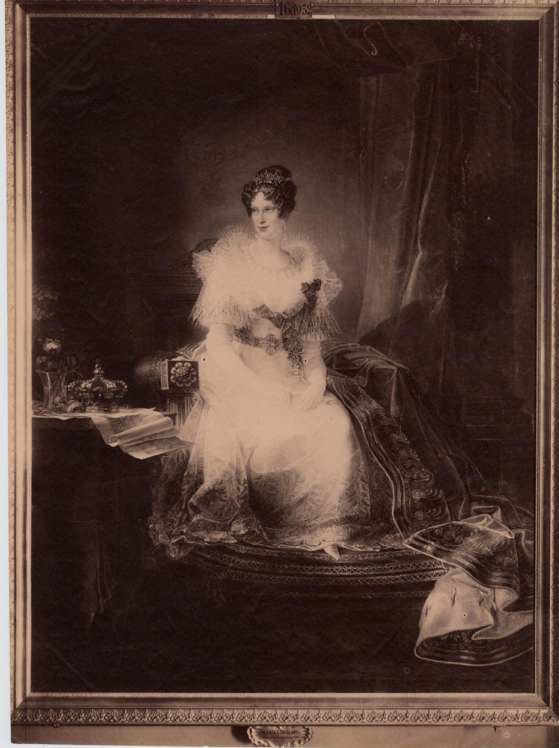 Ritratto di Maria Luigia d'Austria - Dipinti (positivo) di Borghesi, Giovanni Battista, Anonimo (XIX/ XX)