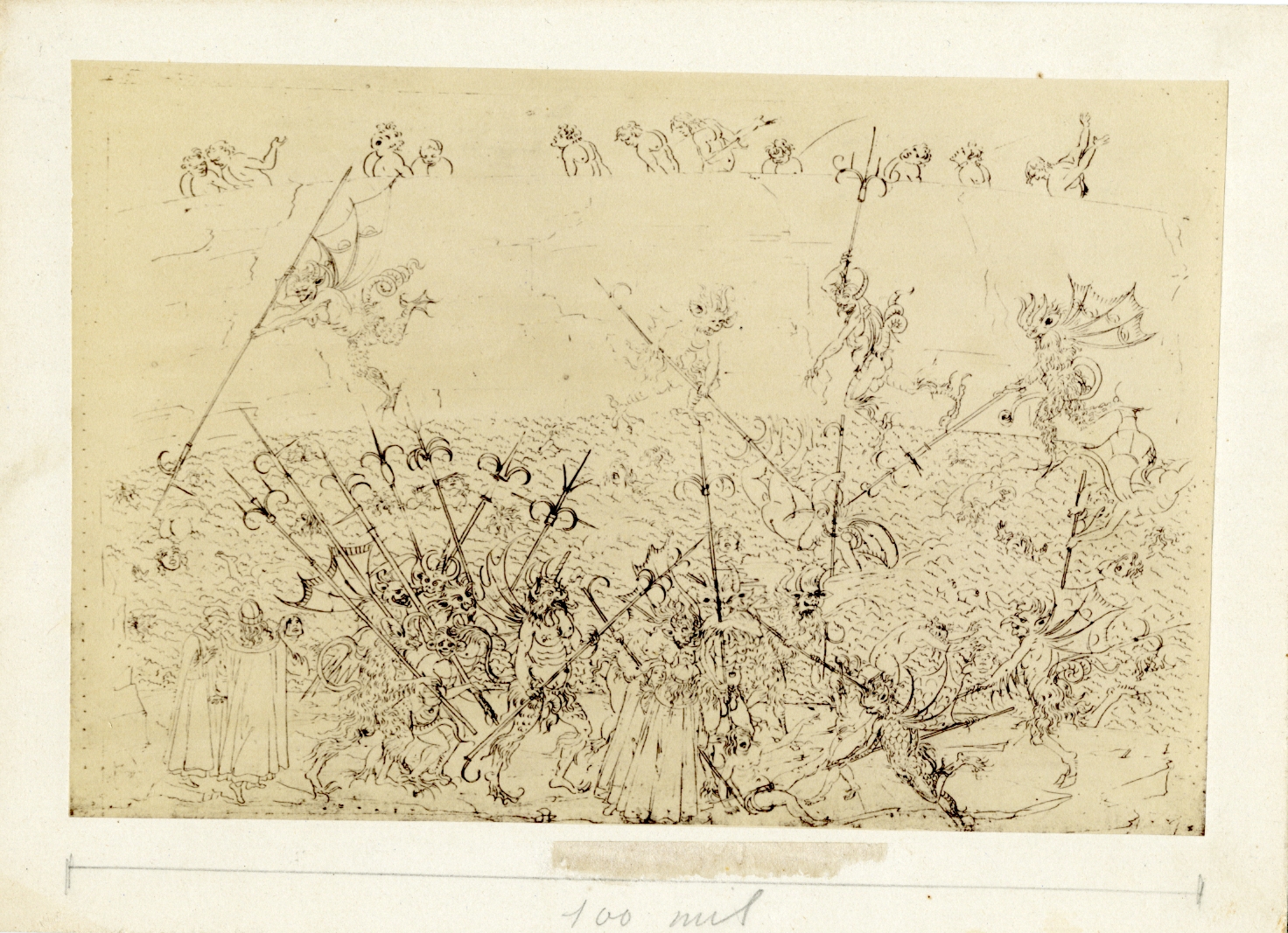 Divina Commedia - Inferno - Disegni (positivo) di Botticelli, Sandro, Anonimo (XIX/ XX)